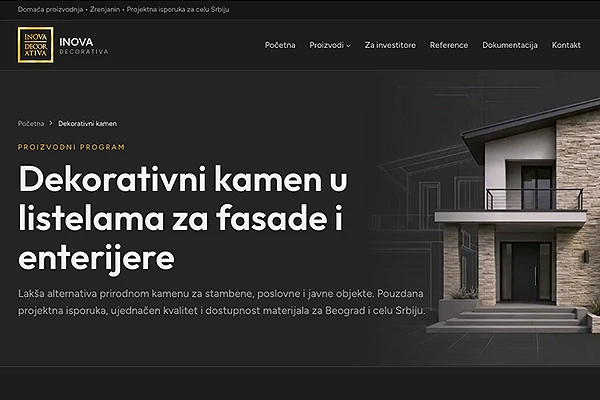 INOVA Decorativa website